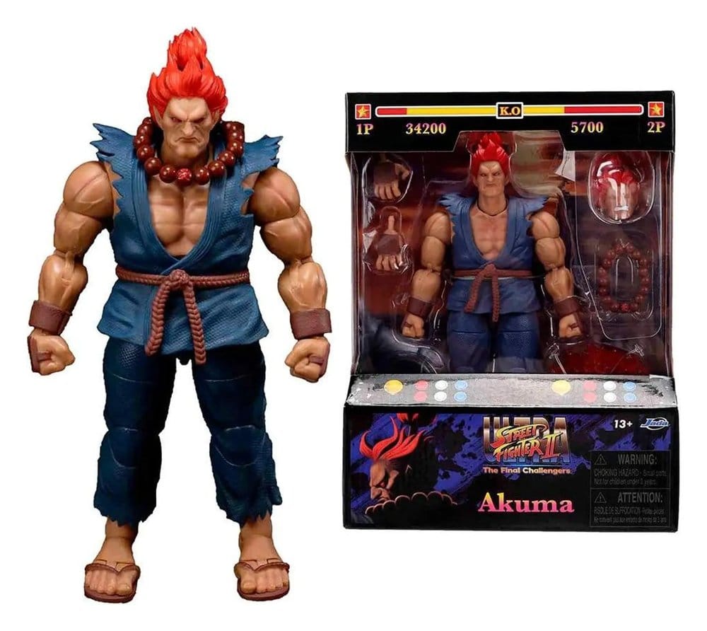 PREORDINE+ 11/2026 Street Fighter II Action Figure Akuma 15 cm