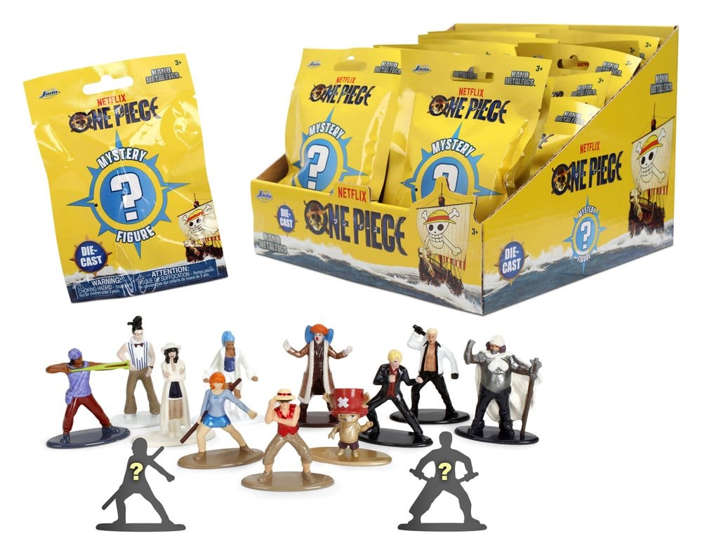 SU ORDINAZIONE One Piece Nano Metalfigs Mini Figures Blind Pack 5 cm Display (24)