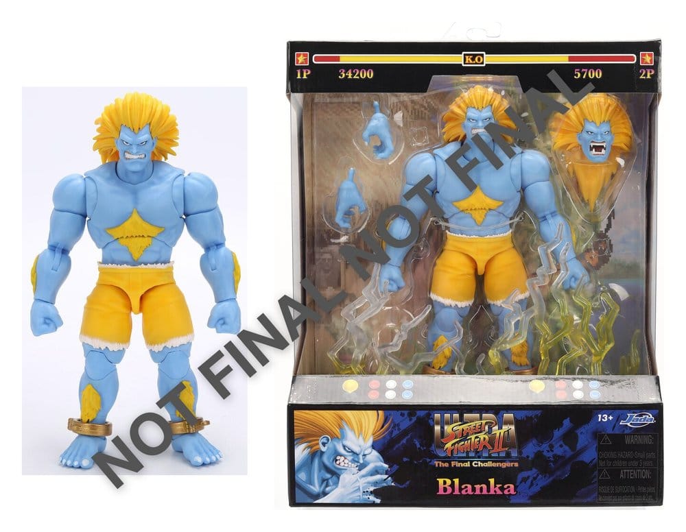 SU ORDINAZIONE Street Fighter II Action Figure Blanka P2 19 cm