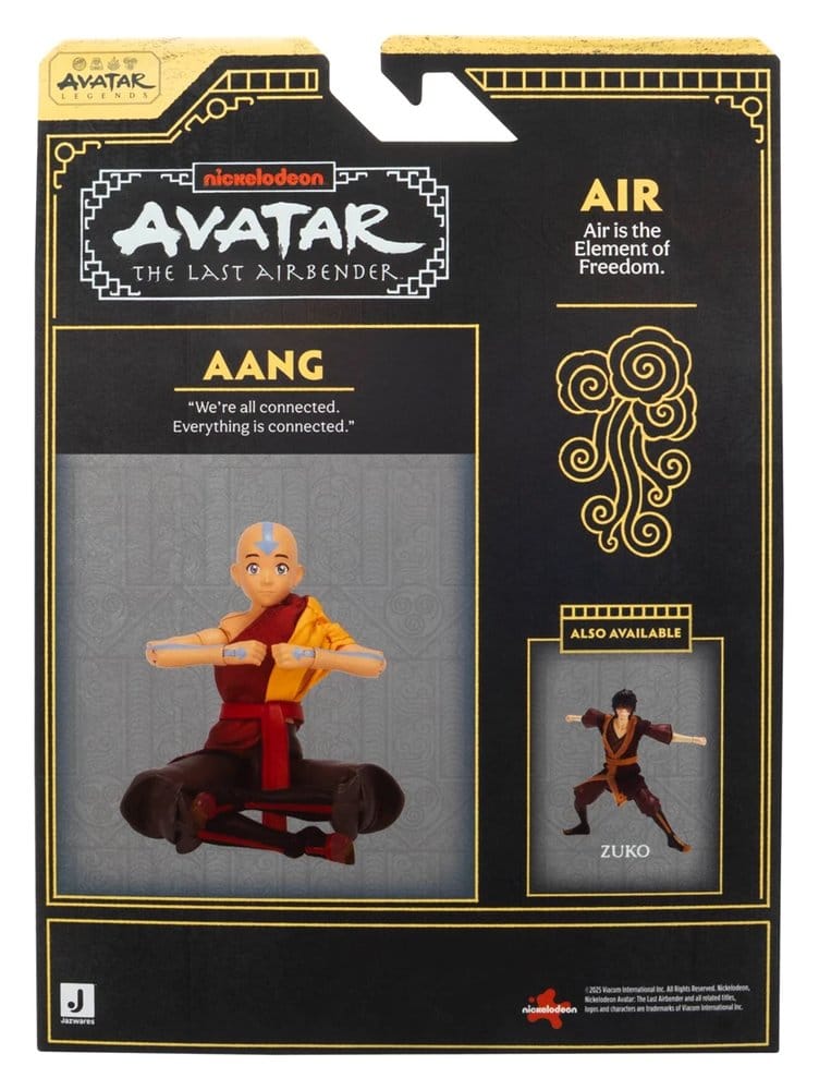 🧪 LAB | SU ORDINAZIONE Avatar: The Last Airbender Classic Action Figure Aang (B3) 17 cm