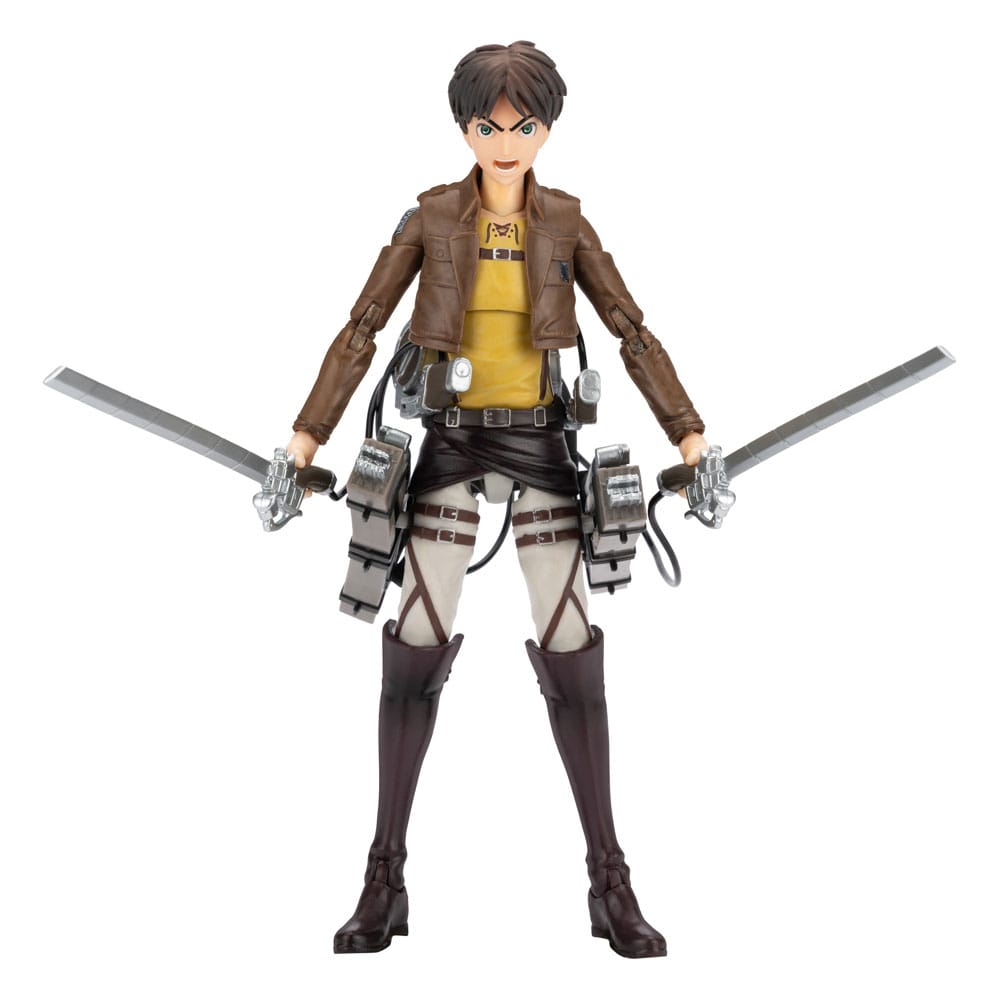 SU ORDINAZIONE Attack on Titan Total Anime Action Figure Eren Jaeger 17 cm   