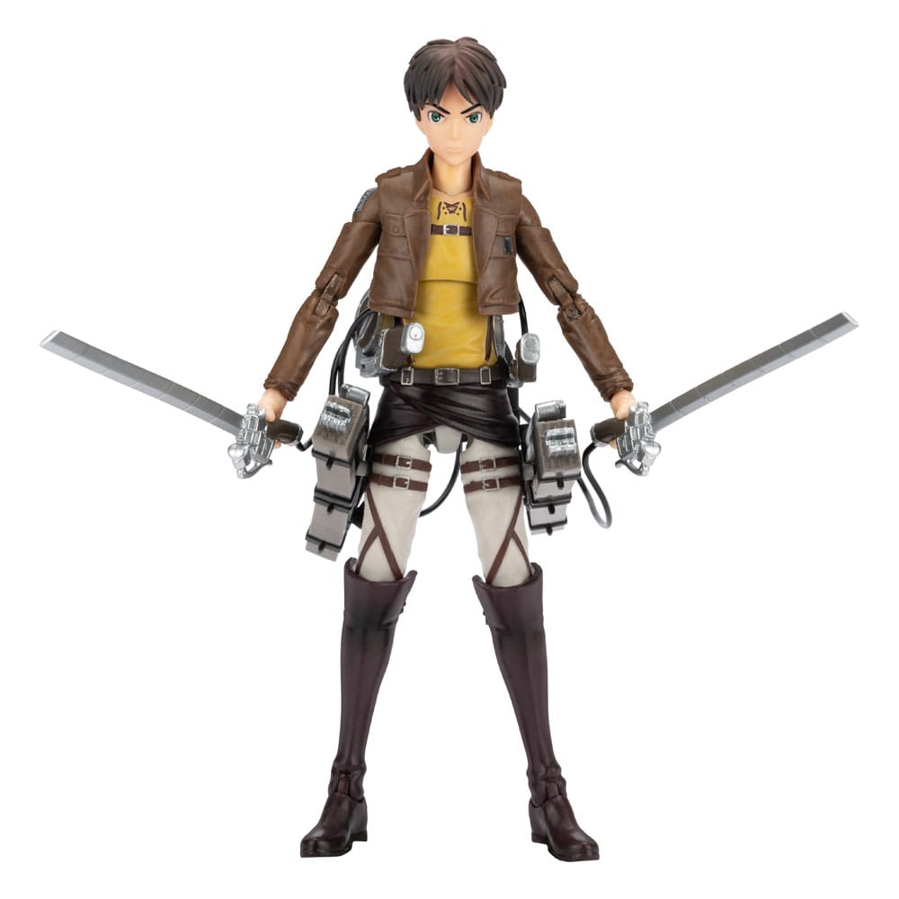 SU ORDINAZIONE Attack on Titan Total Anime Action Figure Eren Jaeger 17 cm   