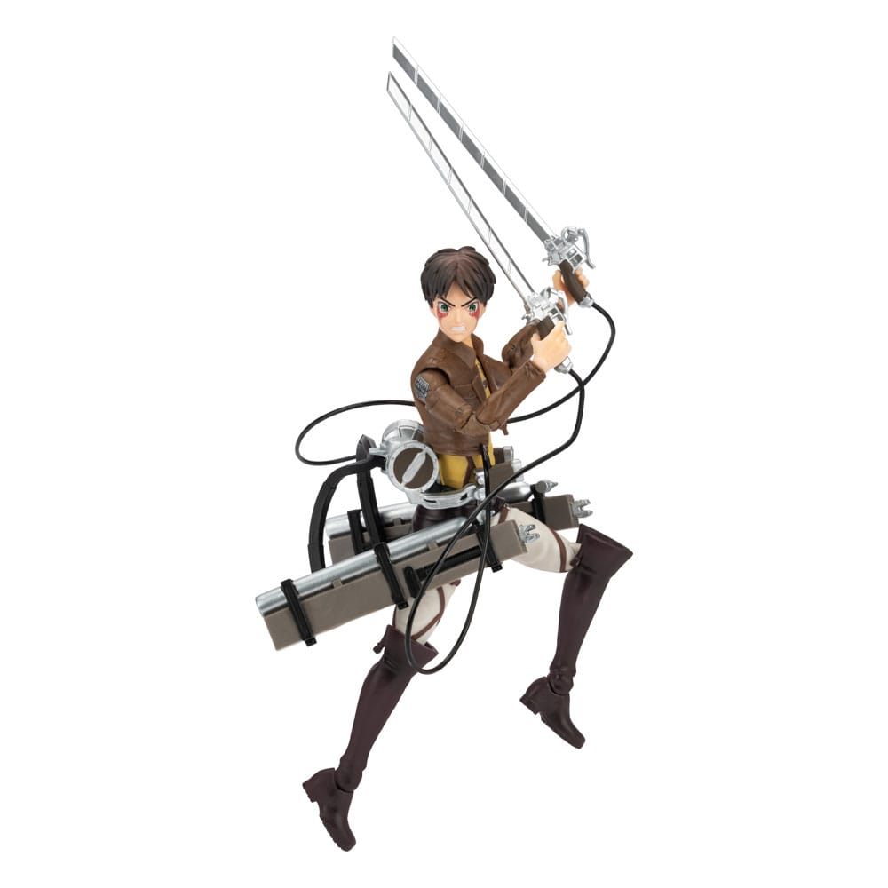 SU ORDINAZIONE Attack on Titan Total Anime Action Figure Eren Jaeger 17 cm   