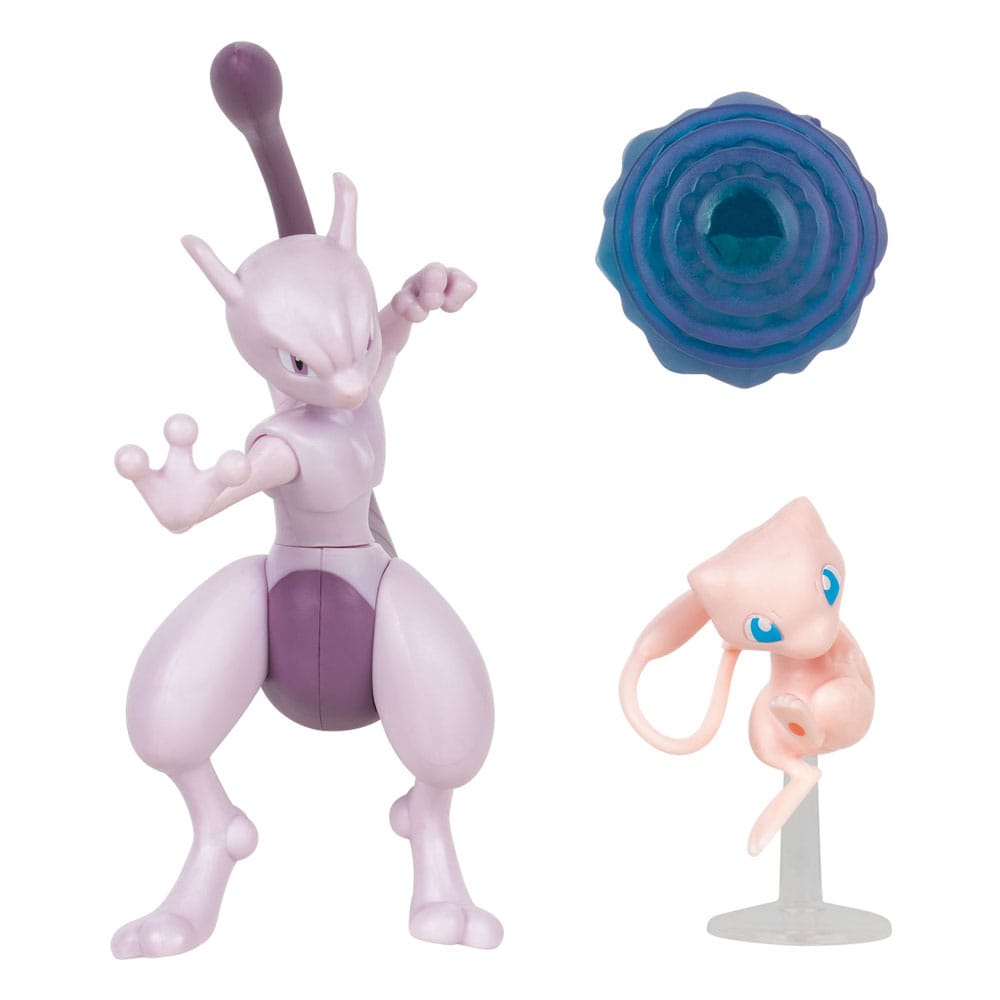 MADE TO ORDER Pokémon Figure 2-Pack Mewtwo 10 cm &amp; Mew 5 cm