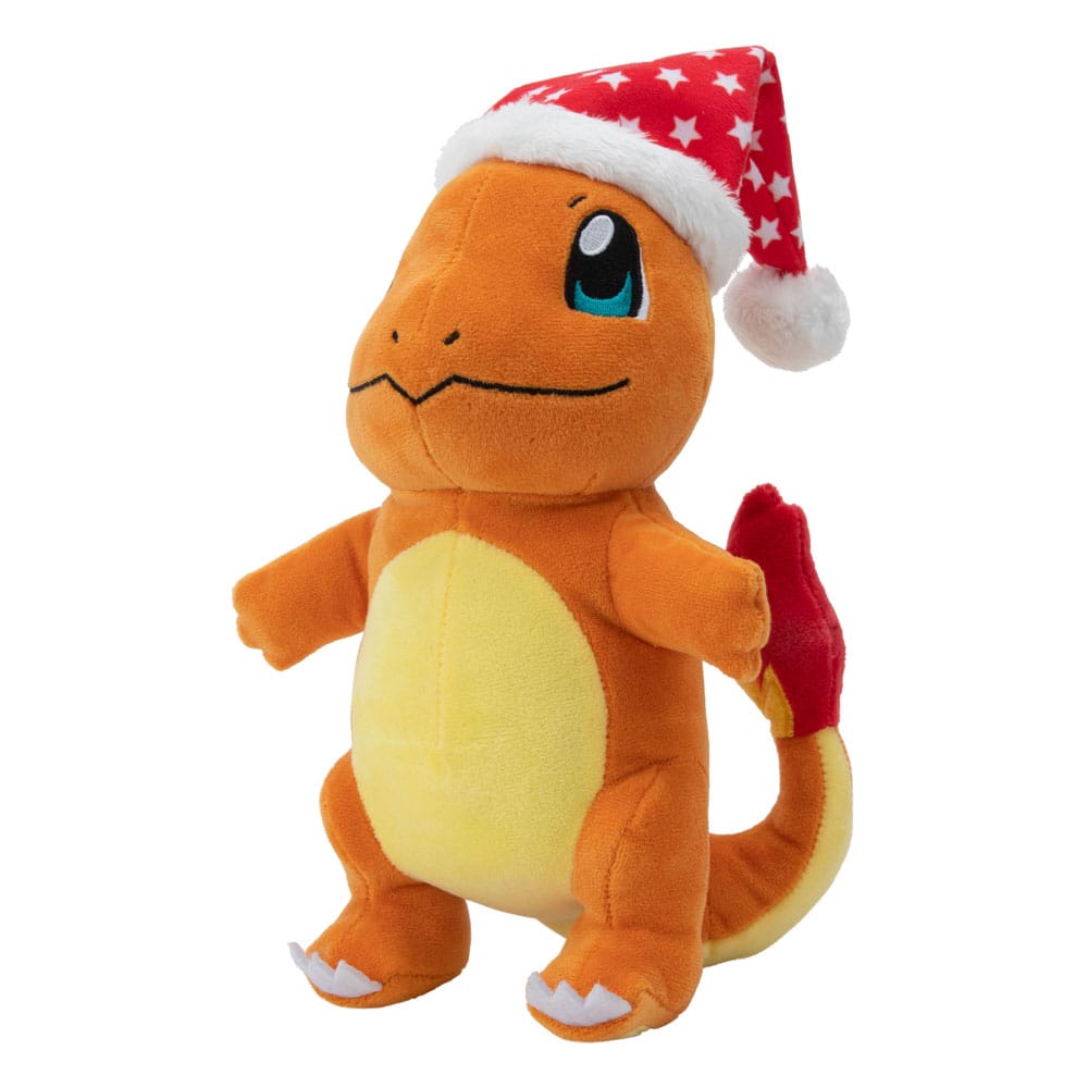 🧪 LAB | PREORDINE+ 11/2026 Pokémon Plush Figure Winter Charmander with Christmas Hat 20 cm