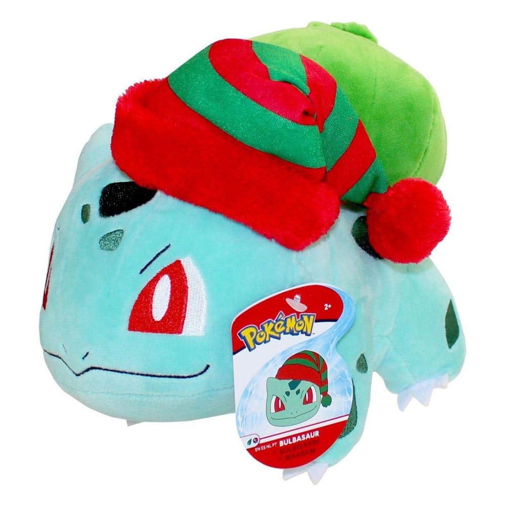 🧪 LAB | PREORDINE+ 11/2026 Pokémon Plush Figure Winter Bulbasaur with Christmas Hat 20 cm