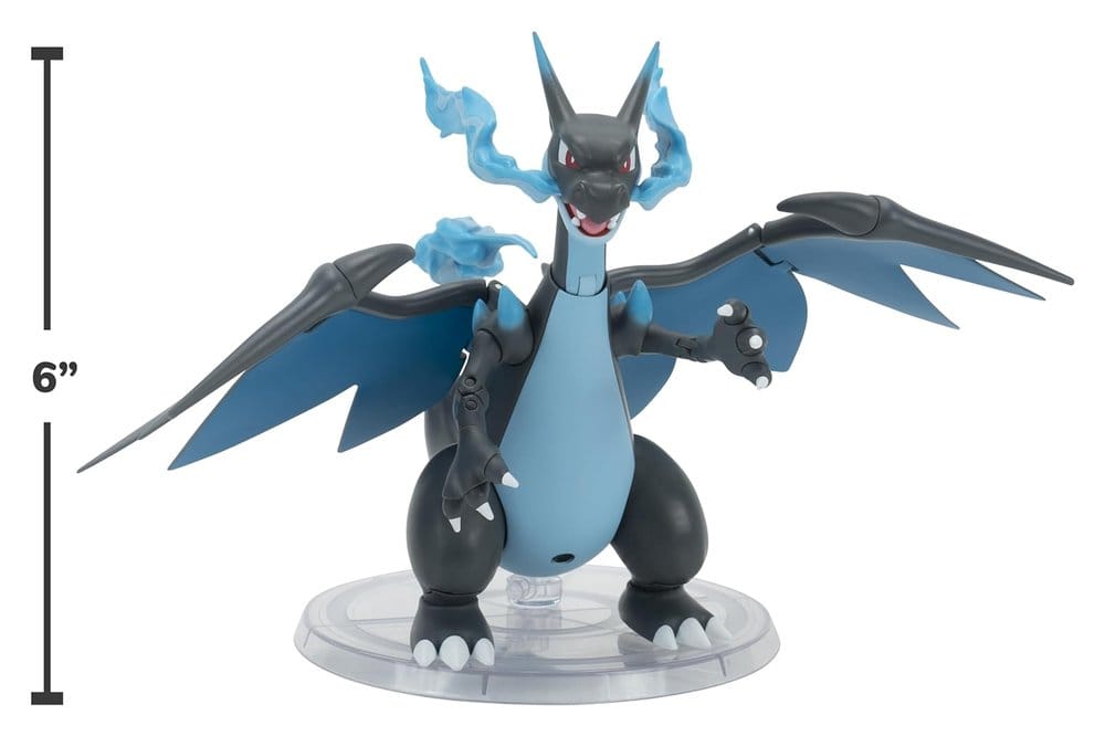 🧪 LAB | PREORDINE+ 11/2026 Pokémon Select Super-Articulated Figure Mega Charizard X 15 cm
