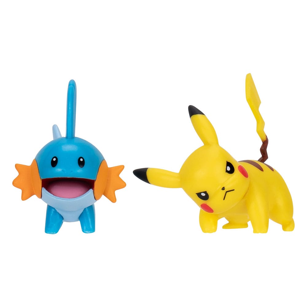 MADE TO ORDER Pokémon First Partner Battle Figure Set Figure 2-Pack Mudkip &amp; Pikachu #4