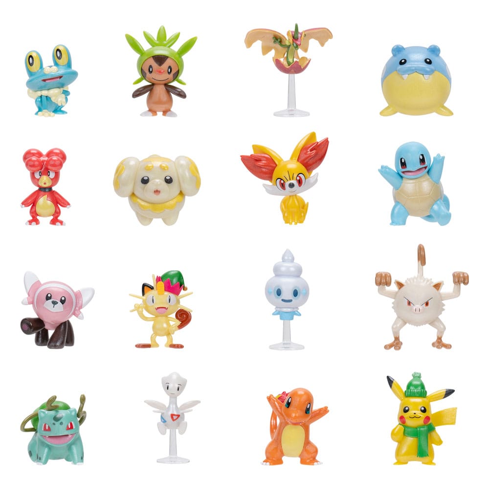 AUF BESTELLUNG Pokémon-Kampffiguren Adventskalender Feiertag 2024 *Version DE/FR/NL* *SONDERPREIS*