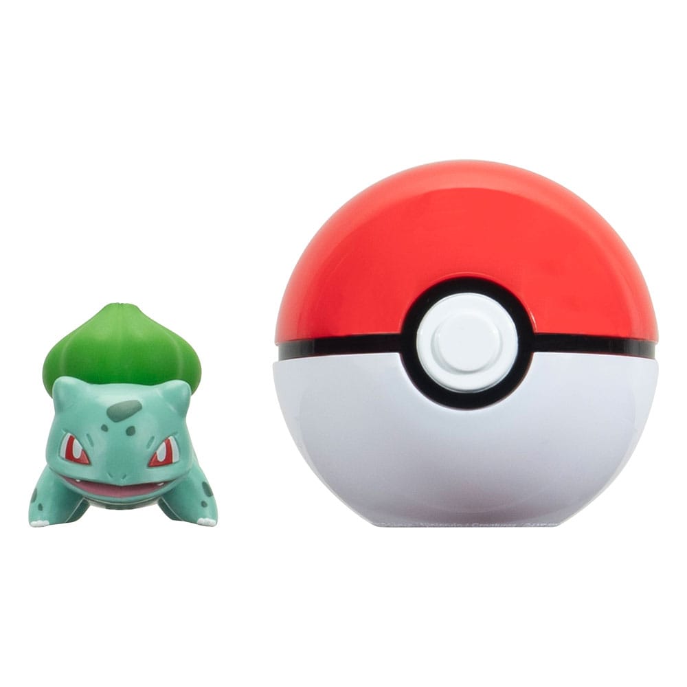 MADE TO ORDER Pokémon Clip'n'Go Poké Balls Bulbasaur #1 &amp; Poké Ball