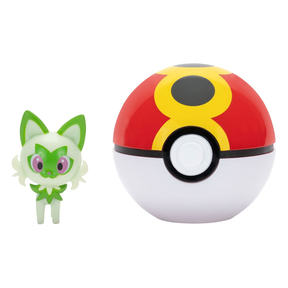 MADE TO ORDER Pokémon Clip'n'Go Poké Balls Sprigatito &amp; Repeat Ball