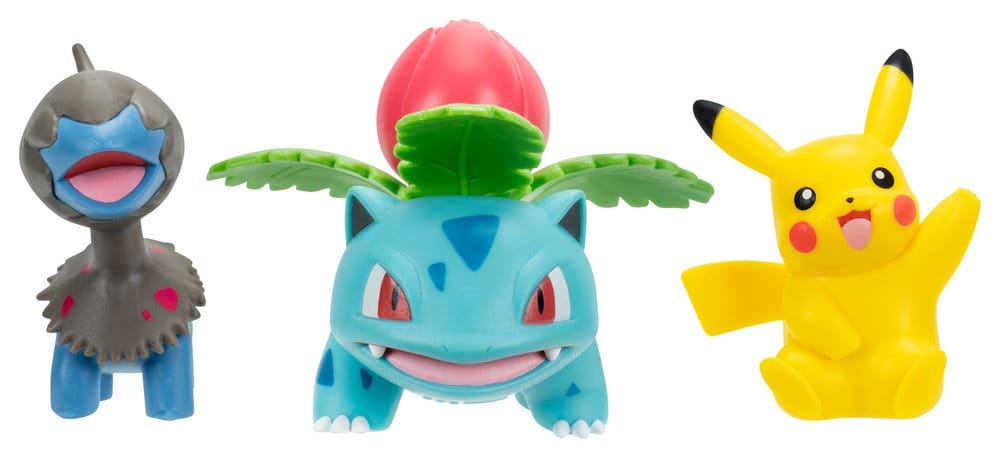 PREORDINE+ 11/2026 Pokémon Battle Figure Set Action Figures Pikachu, Deino & Ivysaur (3-Pack)