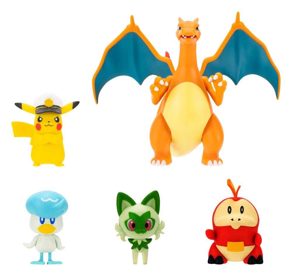 🧪 LAB | SU ORDINAZIONE Pokémon Battle Figure Action Figures 6-Pack Multi-Pack