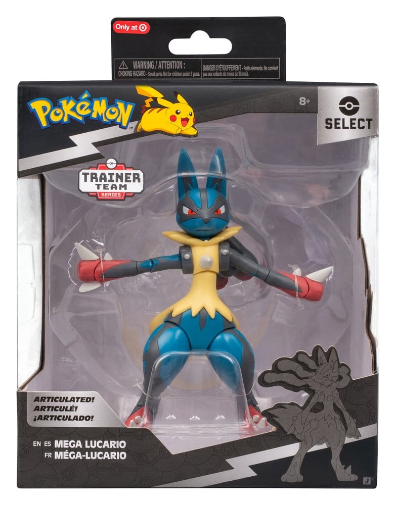 🧪 LAB | PREORDINE+ 11/2026 Pokémon Select Super-Articulated Action Figure Mega Lucario