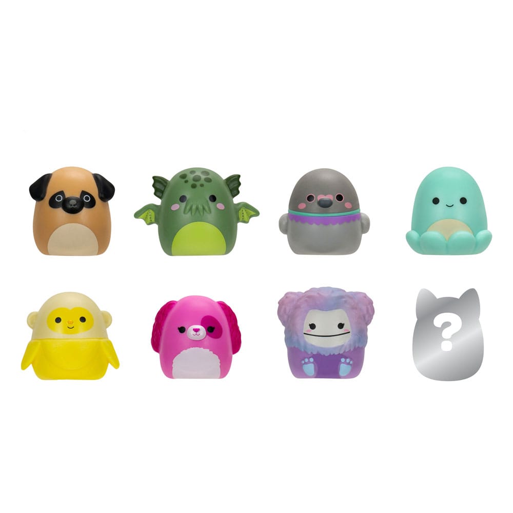 AUF BESTELLUNG Squishmallows Squish-a-longs Minifiguren 8er Set Serie 2 Stil 1 2,5 cm