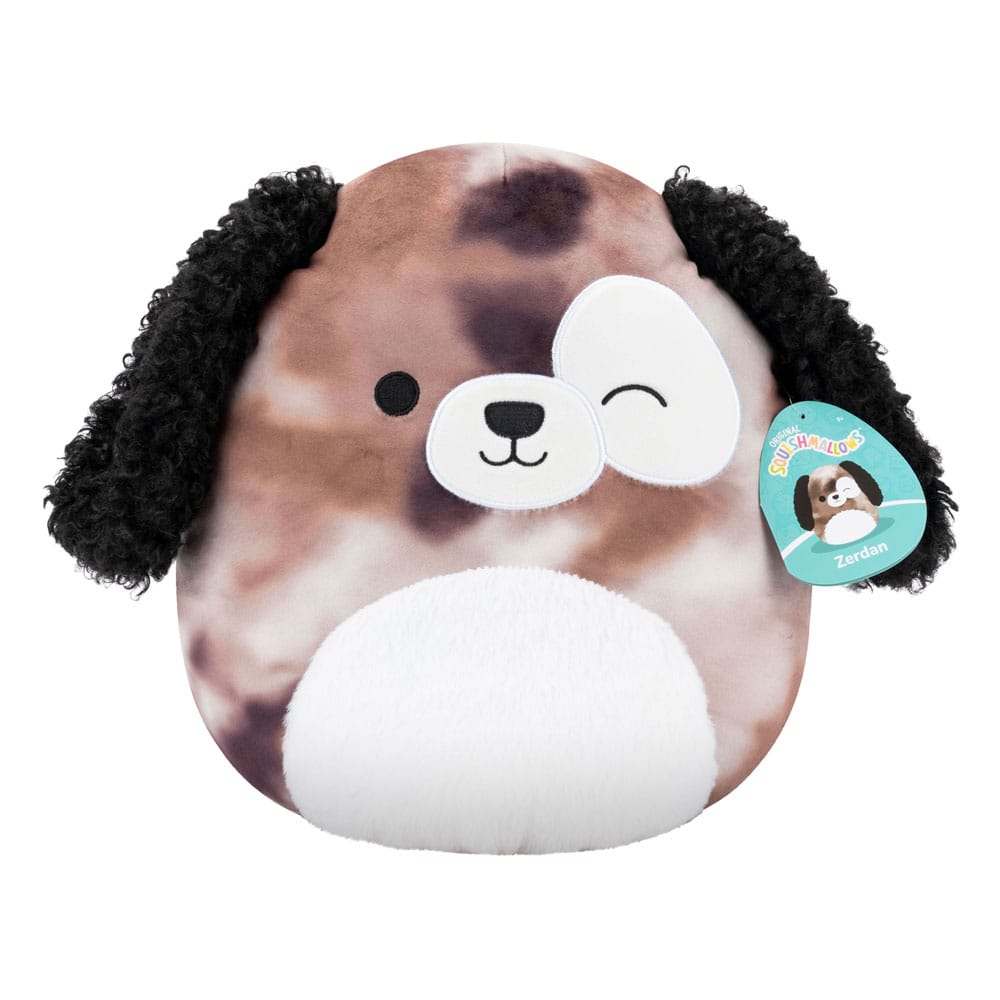 AUF BESTELLUNG Squishmallows Plüschfigur Zerdan der braun marmorierte Hund 30 cm