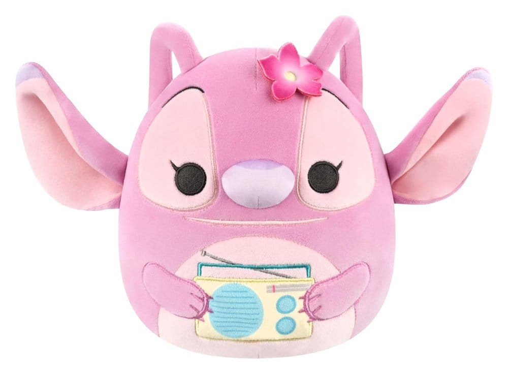 🧪 LAB | SU ORDINAZIONE Lilo & Stitch Squishmallow Plush Figure Angel With Boombox 20 cm