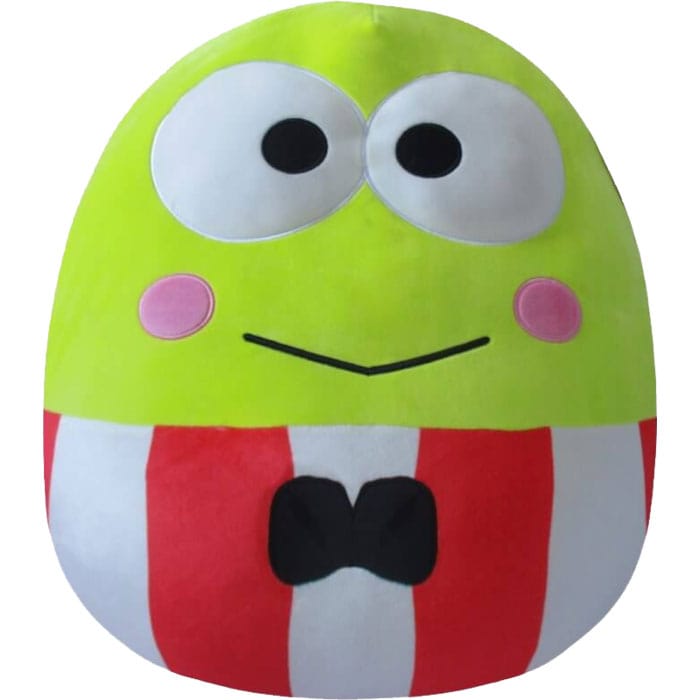 MADE TO ORDER Squishmallows Plush Figure Sanrio Core Keroppi Red Striped Suit 25 cm *SPECIAL PRICE*