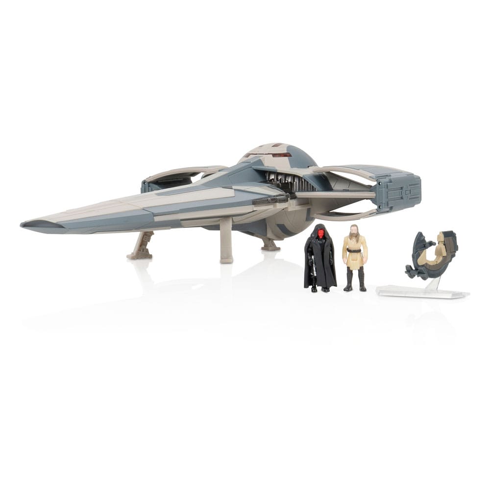 AUF BESTELLUNG gefertigtes Star Wars-Fahrzeug mit Figur Deluxe Sith Infiltrator Episode 1 Kollektion 20 cm