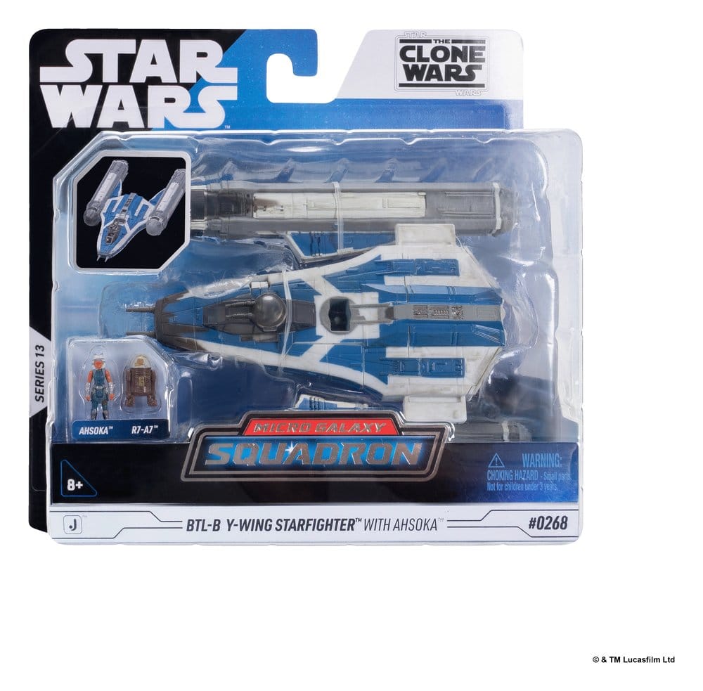 🧪 LAB | PREORDINE+ 12/2026 Star Wars Medium Vehicle & Figure set BTL-B Y-wing & Ahsoka & R7-A7