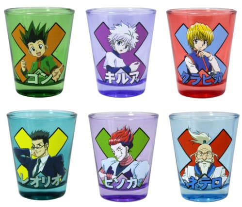 SU ORDINAZIONE Hunter x Hunter Shot Glasses Blind Box (12) 59 ml