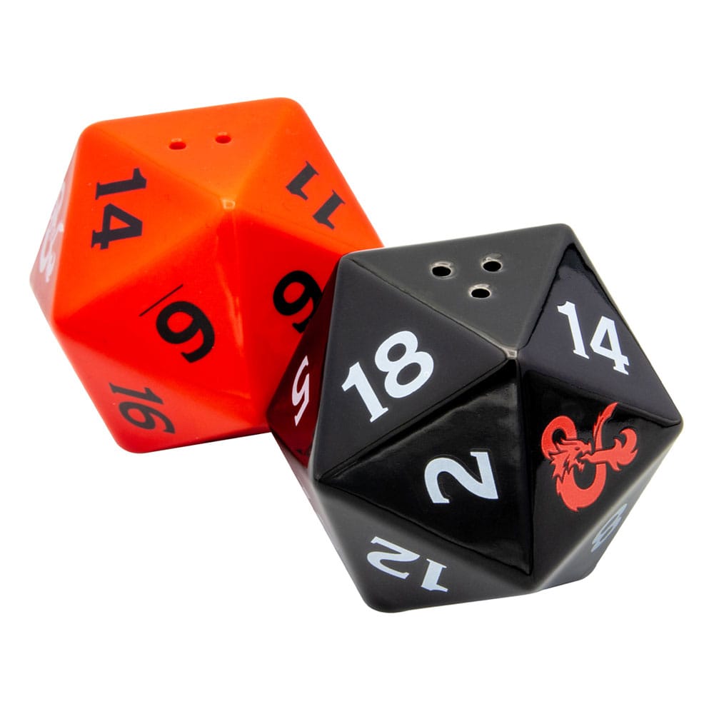 MADE TO ORDER Dungeons &amp; Dragons 3D Salt and Pepper Shaker Dice