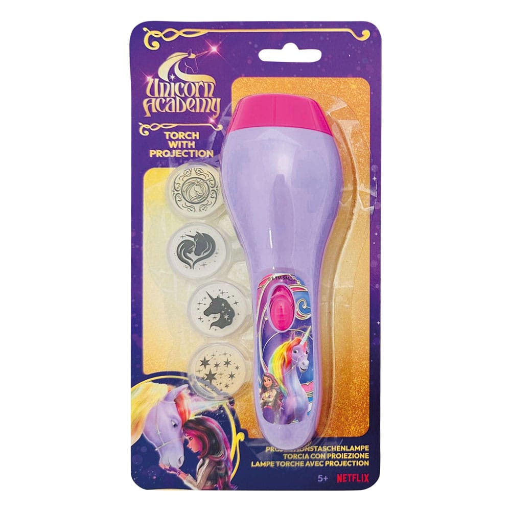 SU ORDINAZIONE Unicorn Academy Flashlight with Projector
