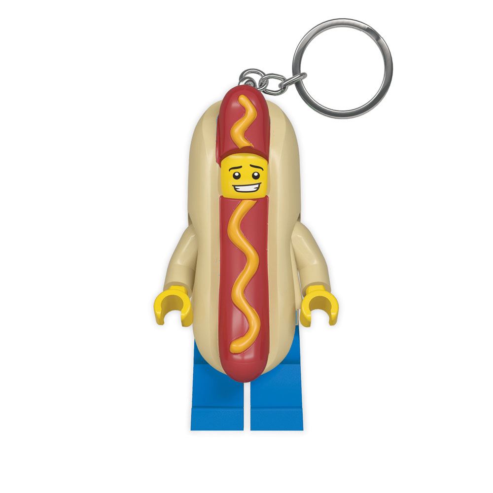MADE TO ORDER LEGO Classic Light-Up Keychain Hot Dog 8 cm