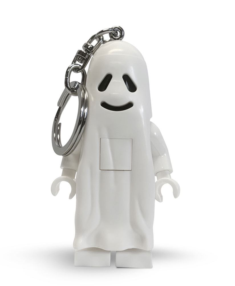 MADE TO ORDER LEGO Classic Light-Up Keychain Ghost 8 cm