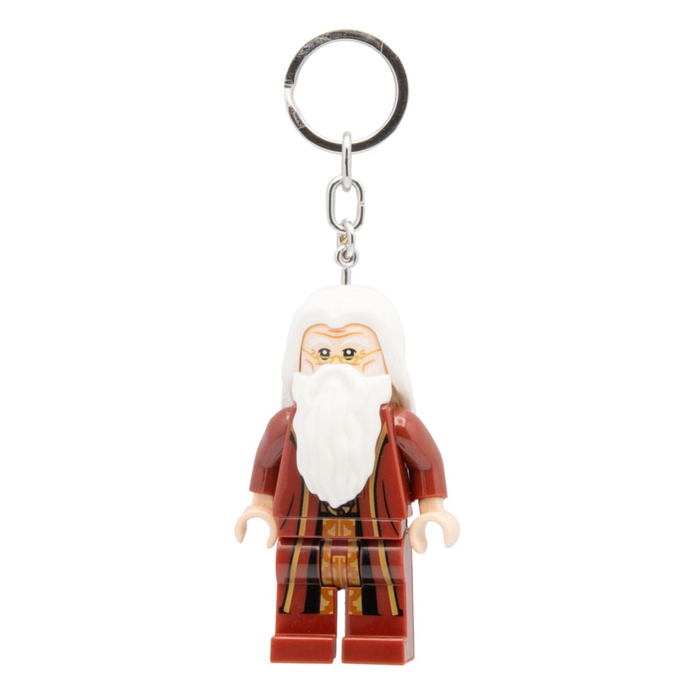 MADE TO ORDER LEGO Harry Potter Light-Up Keychain Dumbledore 8 cm