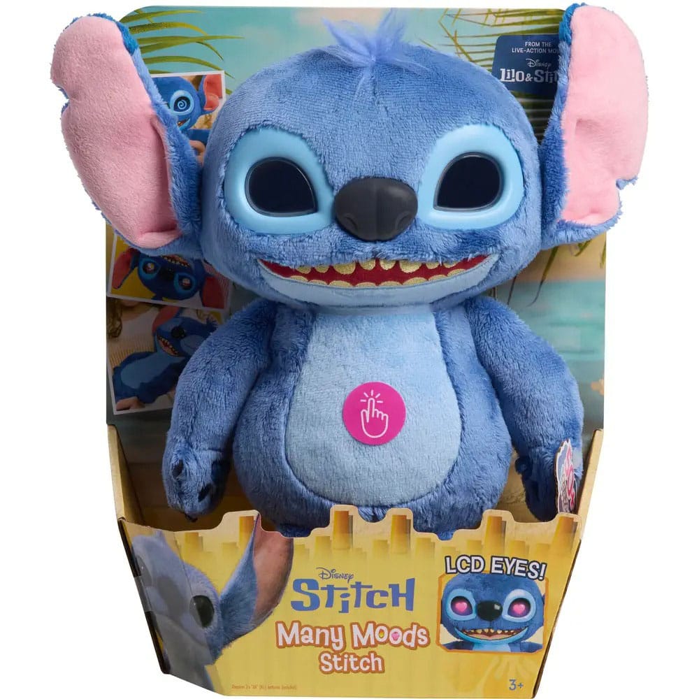 🧪 LAB | SU ORDINAZIONE Lilo & Stitch Plush Figure with LCD Visual Effects and Sounds The Many Mood Stitch 36 cm