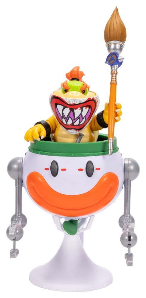 🧪 LAB | SU ORDINAZIONE The Super Mario Galaxy Movie Action Figure Bowser Jr. with Clown Car 13 cm