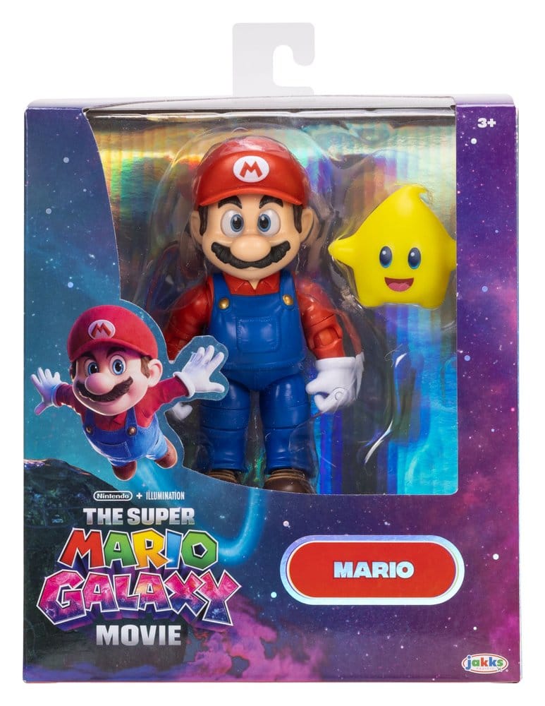 🧪 LAB | SU ORDINAZIONE The Super Mario Galaxy Movie Action Figure Mario 13 cm