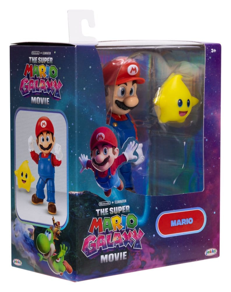 🧪 LAB | SU ORDINAZIONE The Super Mario Galaxy Movie Action Figure Mario 13 cm