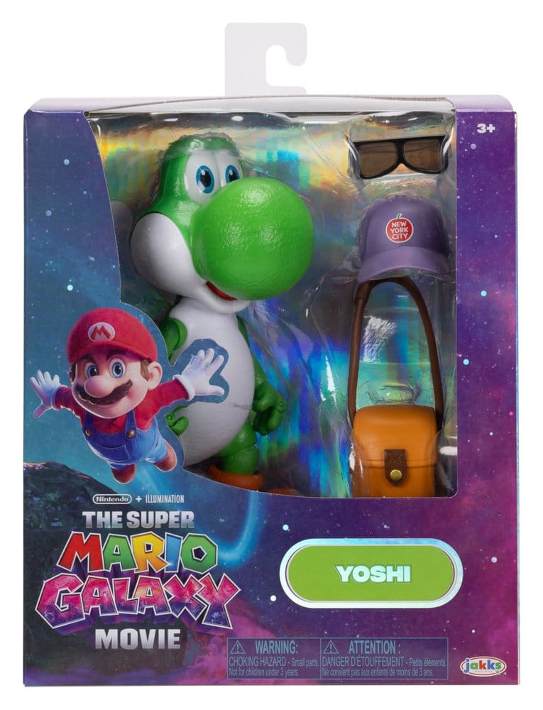 🧪 LAB | SU ORDINAZIONE The Super Mario Galaxy Movie Action Figure Yoshi 13 cm