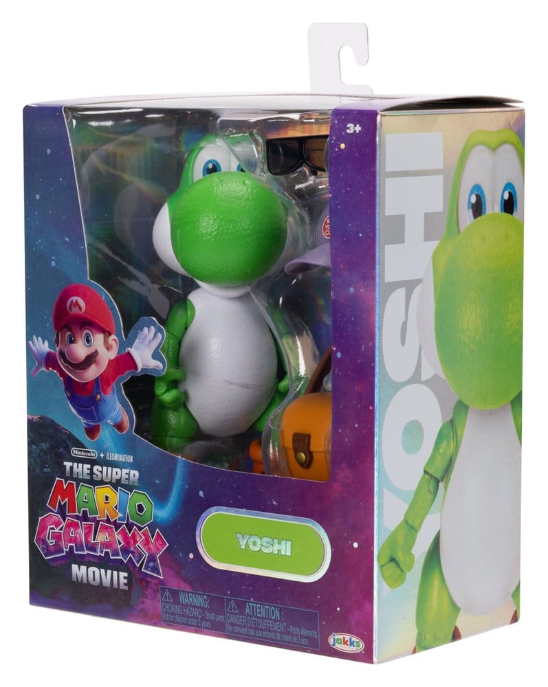 🧪 LAB | SU ORDINAZIONE The Super Mario Galaxy Movie Action Figure Yoshi 13 cm