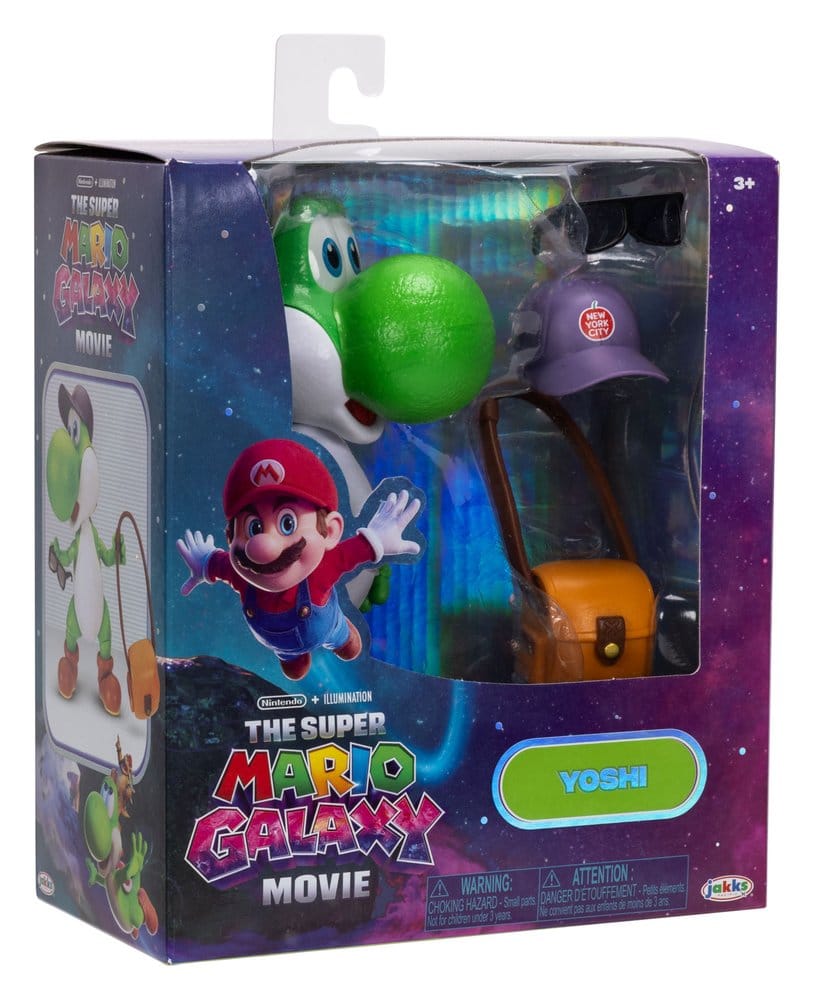 🧪 LAB | SU ORDINAZIONE The Super Mario Galaxy Movie Action Figure Yoshi 13 cm