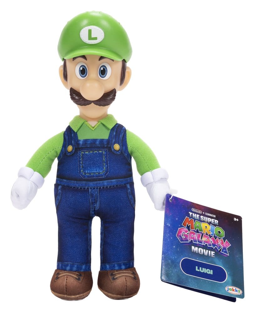 🧪 LAB | SU ORDINAZIONE The Super Mario Galaxy Movie Plush Figure Luigi 23 cm