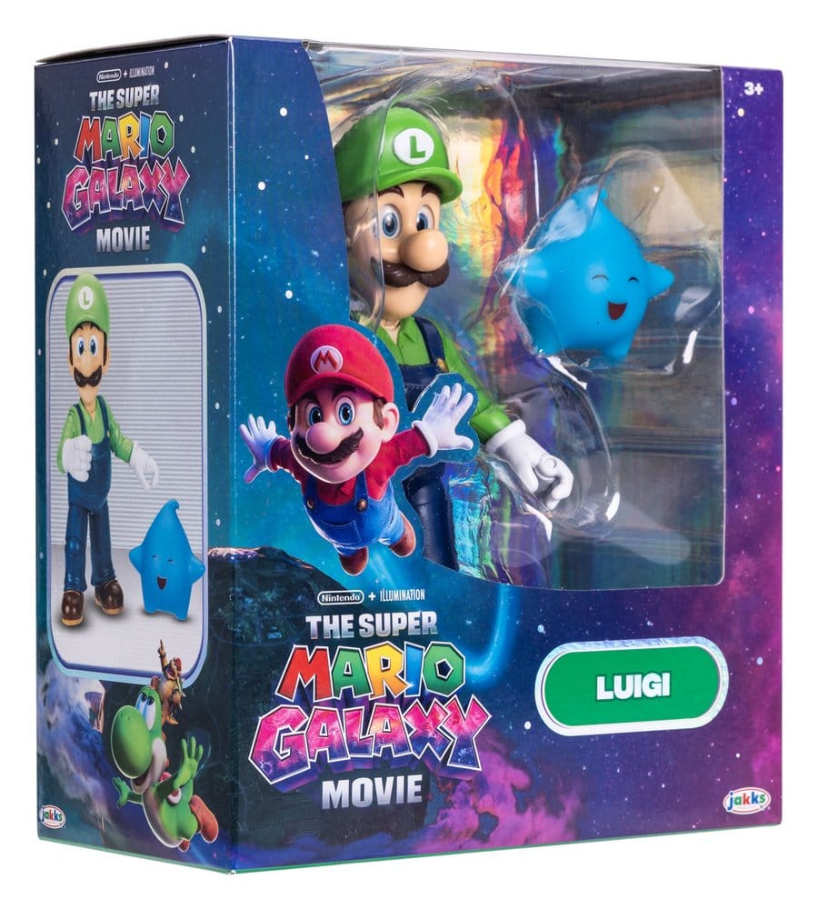 🧪 LAB | SU ORDINAZIONE The Super Mario Galaxy Movie Action Figure Luigi 13 cm