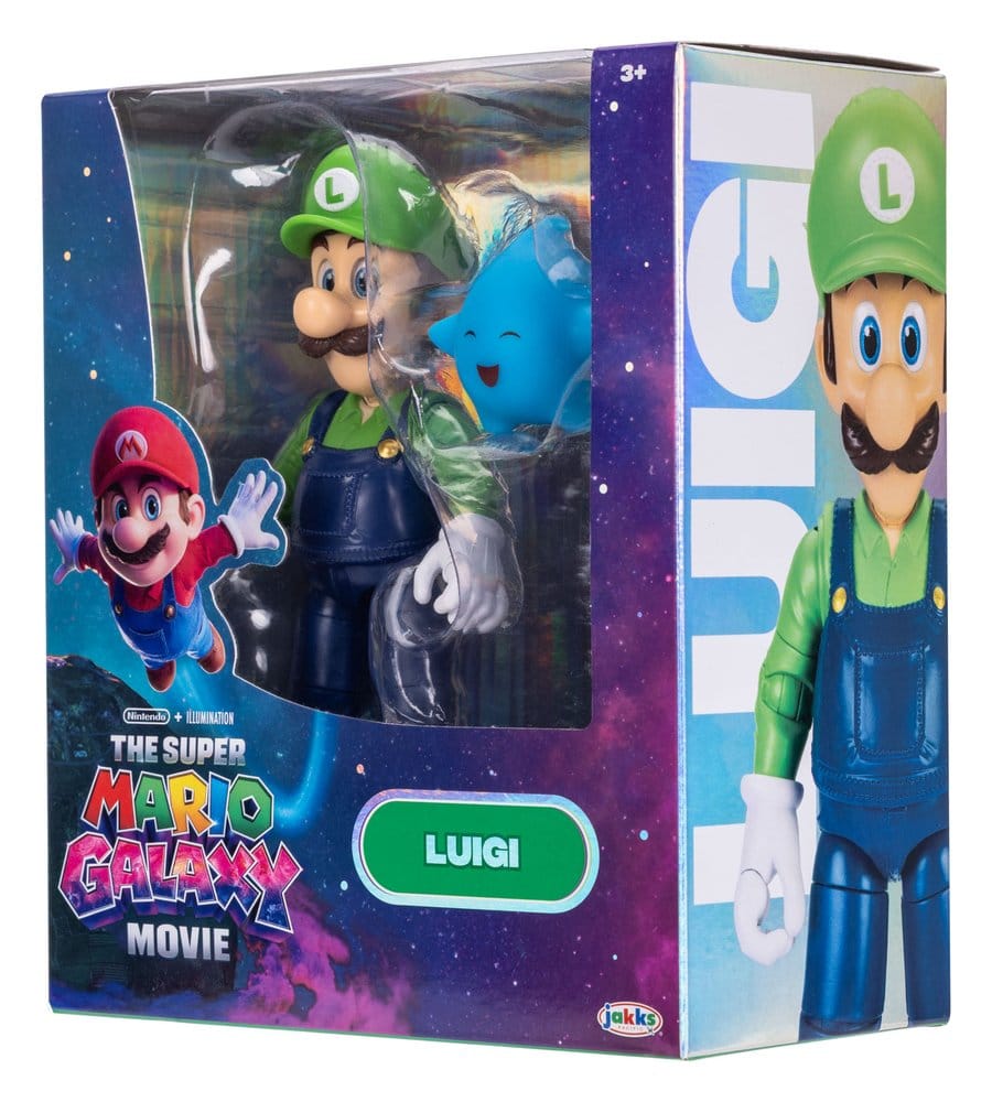 🧪 LAB | SU ORDINAZIONE The Super Mario Galaxy Movie Action Figure Luigi 13 cm