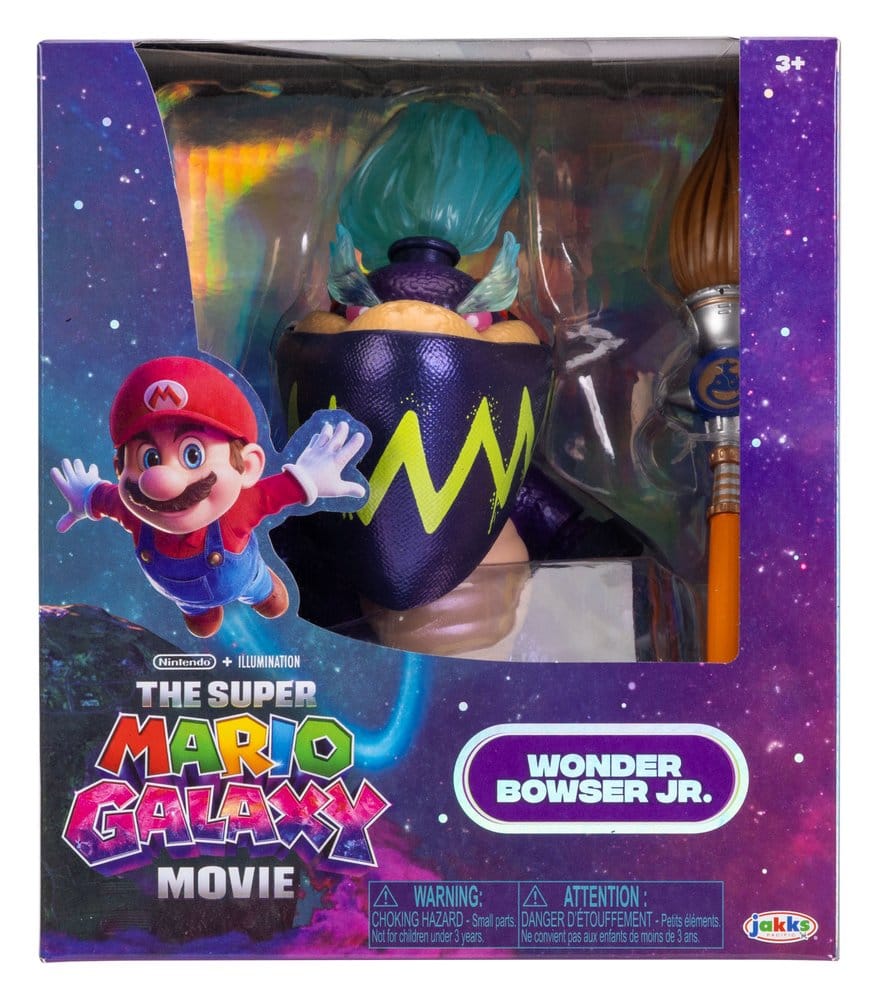 🧪 LAB | SU ORDINAZIONE The Super Mario Galaxy Movie Action Figure Wonder Bowser Jr. 13 cm