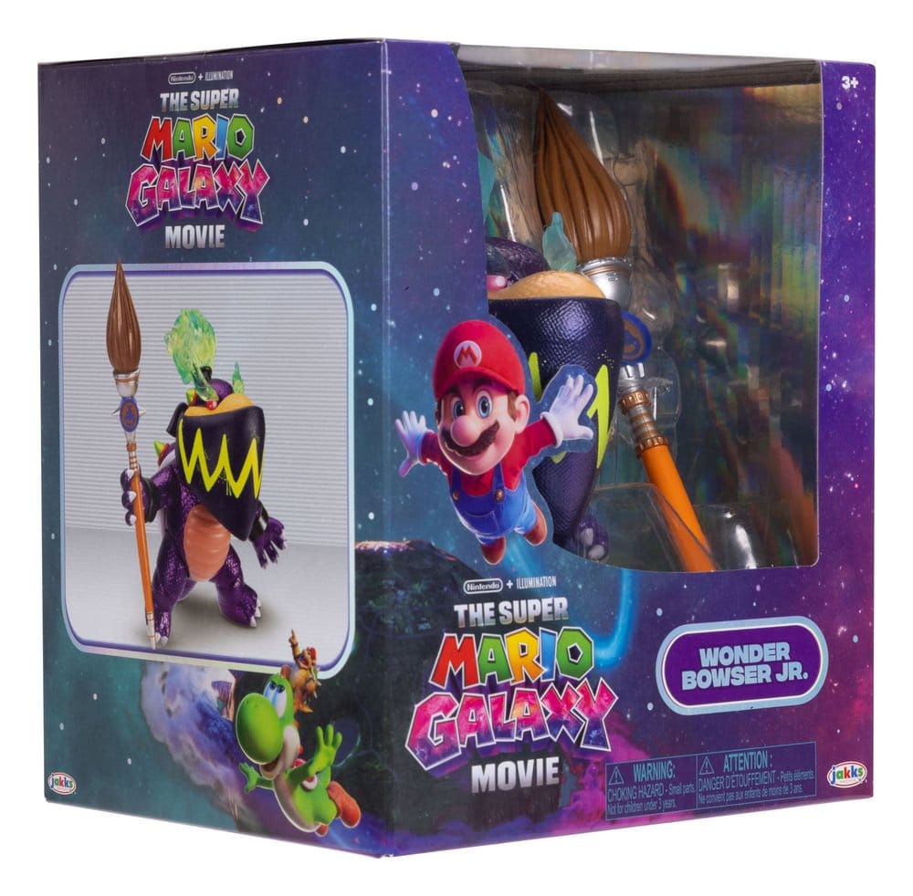 🧪 LAB | SU ORDINAZIONE The Super Mario Galaxy Movie Action Figure Wonder Bowser Jr. 13 cm