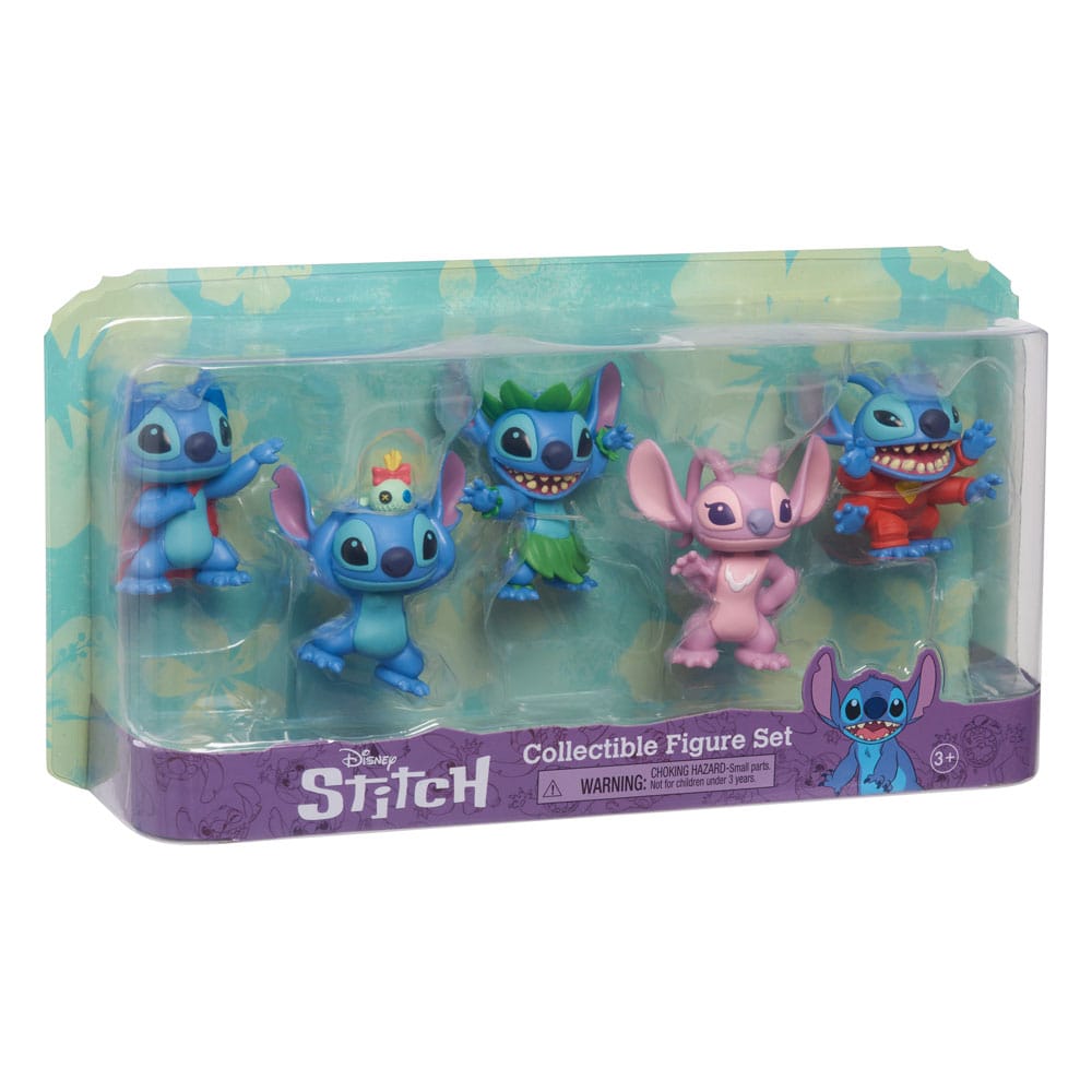 🧪 LAB | SU ORDINAZIONE Lilo & Stitch Mini Figure 5-Pack Stitch Collectible Figure Set 7 cm