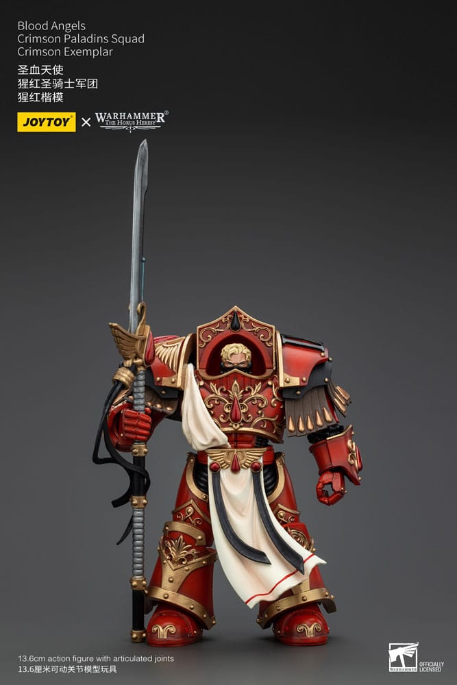 Auf Bestellung gefertigt: Warhammer The Horus Heresy Actionfigur 1/18 Blood Angels Crimson Paladins Squad Crimson Exemplar 14 cm *SONDERPREIS*