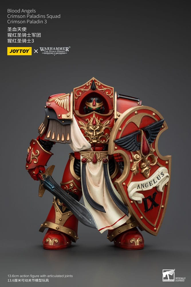 MADE TO ORDER Warhammer The Horus Heresy Action Figure 1/18 Blood Angels Crimson Paladins Squad Crimson Paladin 3 14 cm *SPECIAL PRICE*