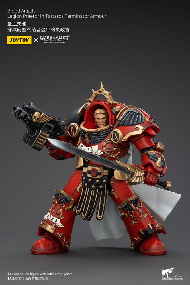 MADE TO ORDER Warhammer The Horus Heresy Action Figure 1/18 Blood Angels Legion Praetor in Tartaros Terminator Armor 14 cm