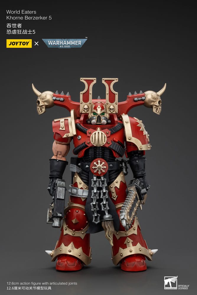 SU ORDINAZIONE Warhammer 40k Action Figure 1/18 World Eaters Khorne Berzerker 5 13 cm *PREZZO SPECIALE*