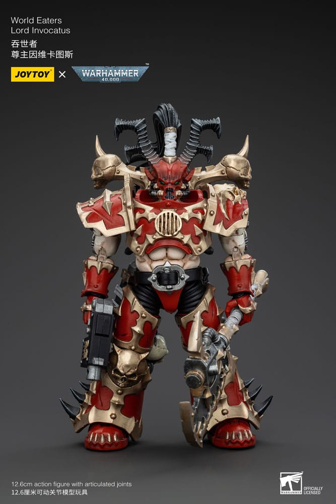 SU ORDINAZIONE Warhammer 40k Action Figure 1/18 World Eaters Lord Invocatus 13 cm *PREZZO SPECIALE*