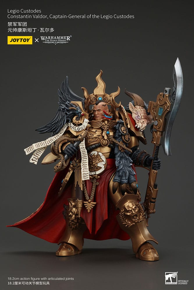 SU ORDINAZIONE Warhammer The Horus Heresy Actionfigur Legio Custodes Constantin Valdor Captain-General of the Legio Custodes 25 cm