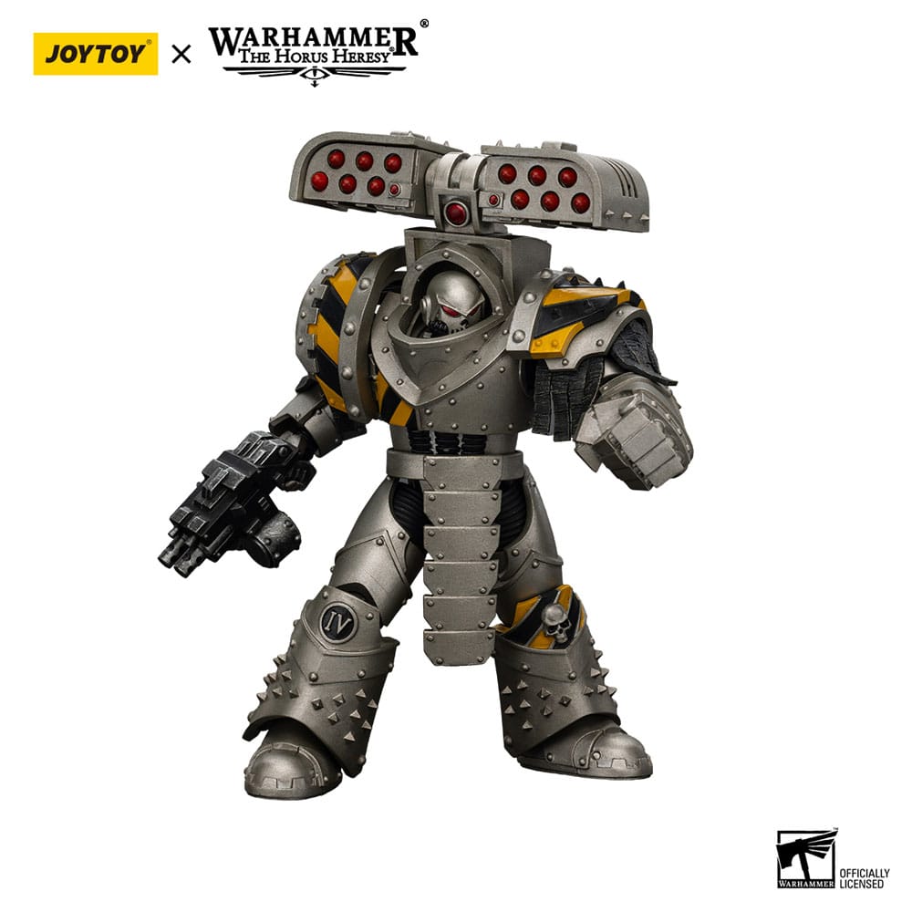 🧪 LAB | SU ORDINAZIONE Warhammer The Horus Heresy Action Figure 1/18 lron Warriors Tyrant Siege Terminator with Rocket launcher 14 cm